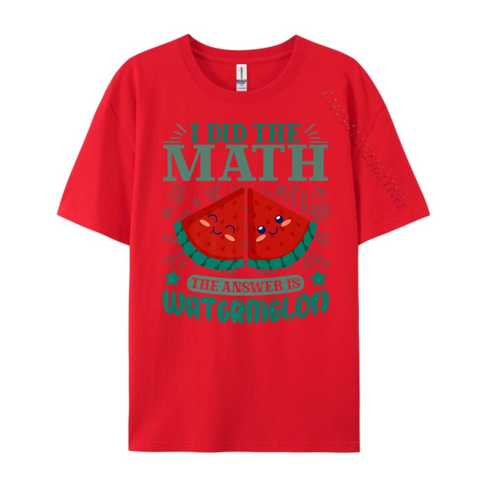 Funny Teaching Math Teacher Mathematics School Printed TShirt Cheap Clothing Camiseta Masculina S