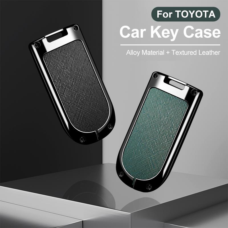 Metal Car Key Case Cover Shell Fob For Toyota Roomy Tank Passo Roomie For Daihatsu La600S La610S La150S Canvas Tanto Move