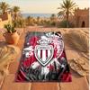 Monaco FC Print Mikrofaser Strandtuch Schnelltrocknend Saugfähig Großes Handtuch für Strand Schwimmen Reisen