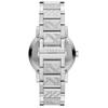 Burberry BU9037 Reloj Unisex de Acero Cuadriculado Grabado 'The City'