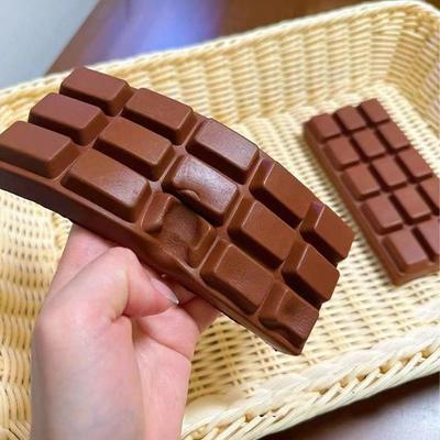 Große Schokoladentafel Quetschspielzeug Squishys Schokoladentafel Quetschspielzeug Langsam aufsteigende Schokolade Quetsche Squishys Sensorisches Fidget Spielzeug
