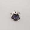 Natural Iolite Gemstone Silver Pendant 0.5" 925 Sterling Silver Designer Jewelry For Gift CP-43-10