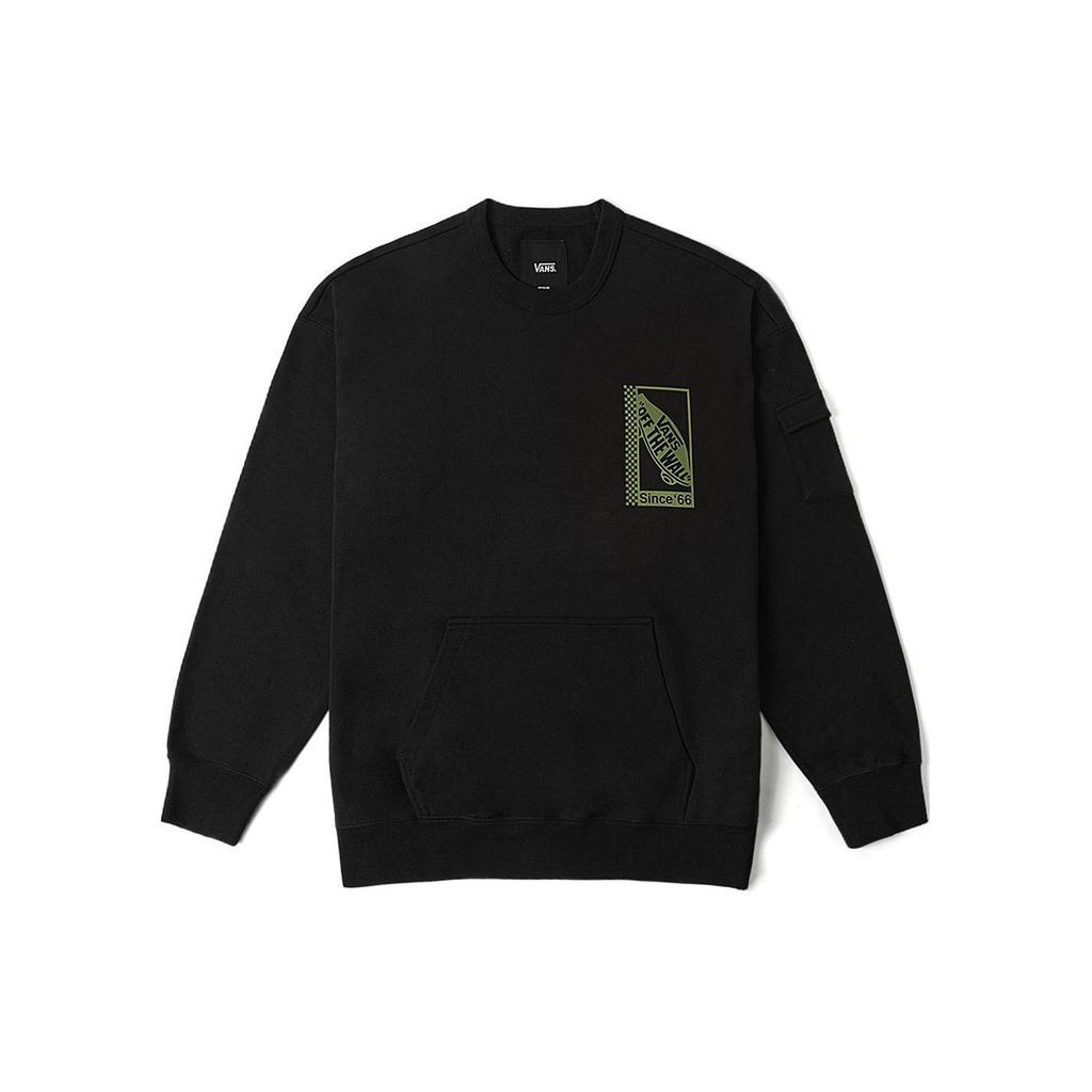 Vans Sweatshirts Men's Black Crew Neck Moderate Other VN000GQGBLK
