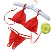 Alluring Transparent Lace Lingerie Set with Quick Release 