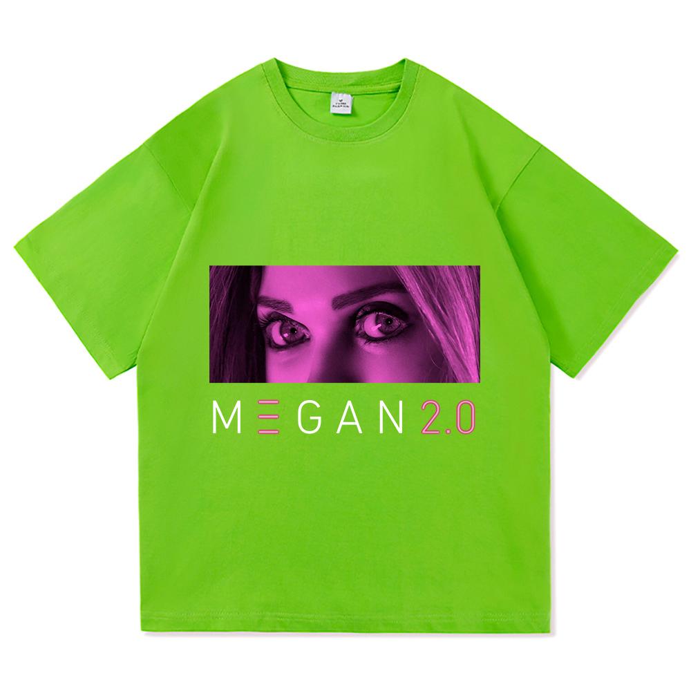 Horrorfilm M3GAN 2.0 T-Shirt 2025 Mode Halloween Retro Herren-/Damenbekleidung Vintage Harajuku Hochwertige Oberteile Baumwoll-T-Shirts