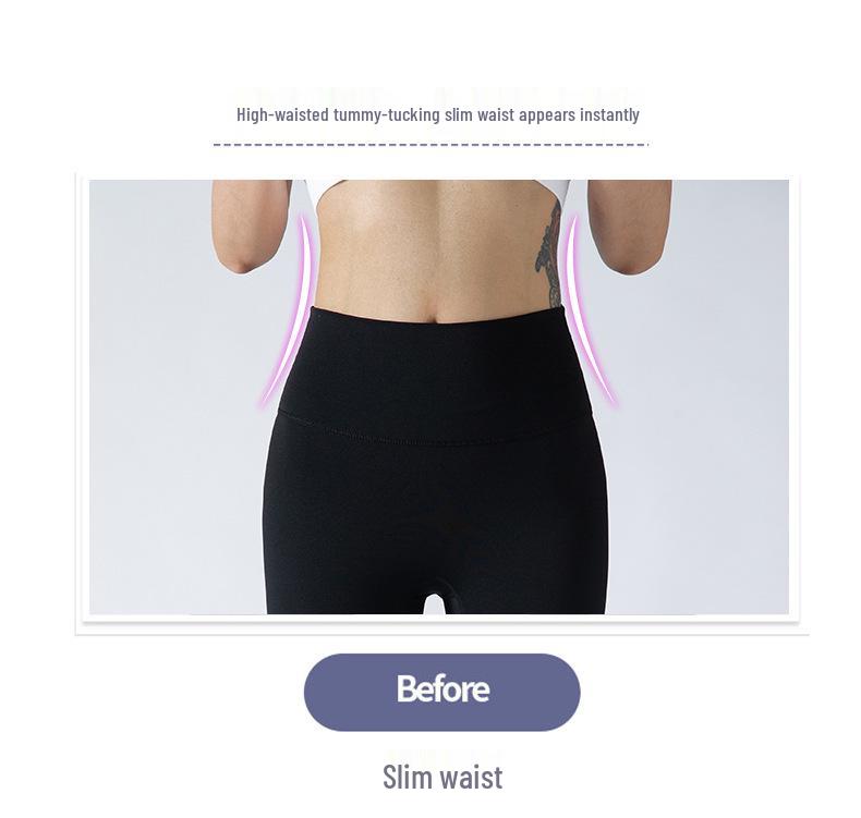 Korean Style Nude Feeling Women's High Waist Butt Lifting Yoga Pants - Barbie Fitness Sports Leggings