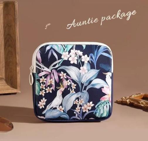 

Портативная симпатичная сумка для хранения гигиенических прокладок Сумка для хранения гигиенических прокладок Сумка для хранения ежедневных прокладок Сумка для менструальной сумки Сумка для помады One Size синий