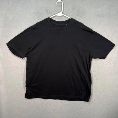 Fear Of God Essentials Herren Größe L Schwarzes T-Shirt Baumwollmischung