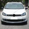 Maxton Style Front Splitter Lip For VW MK6 Golf 6 TSI TDI MPI 2008-2013 Standard Bumper Lip Upgrade Tuning Black Accessories ABS