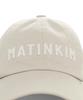 Mattengkim Applique Felt Logo Ball Cap In Light Gray