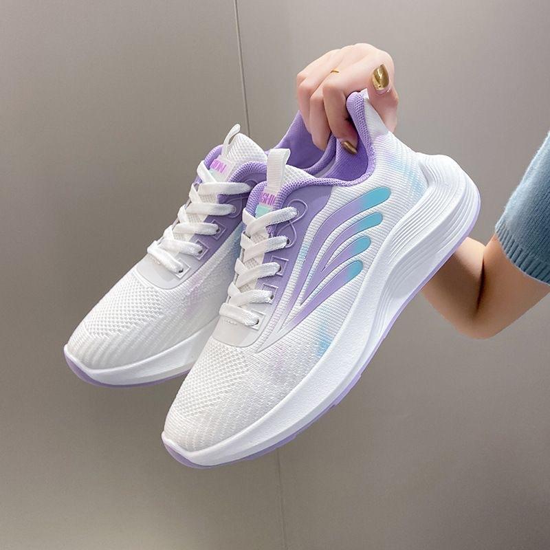 

New spring and autumn new ultra-light running shoes, sports shoes, breathable shock-absorbing soft soles, light running for students 36