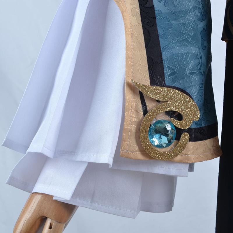 Ysir Impact Game Animation COS Clothes Green Liyue Port Feiyun Merchant Prince Xingqiu COS Set