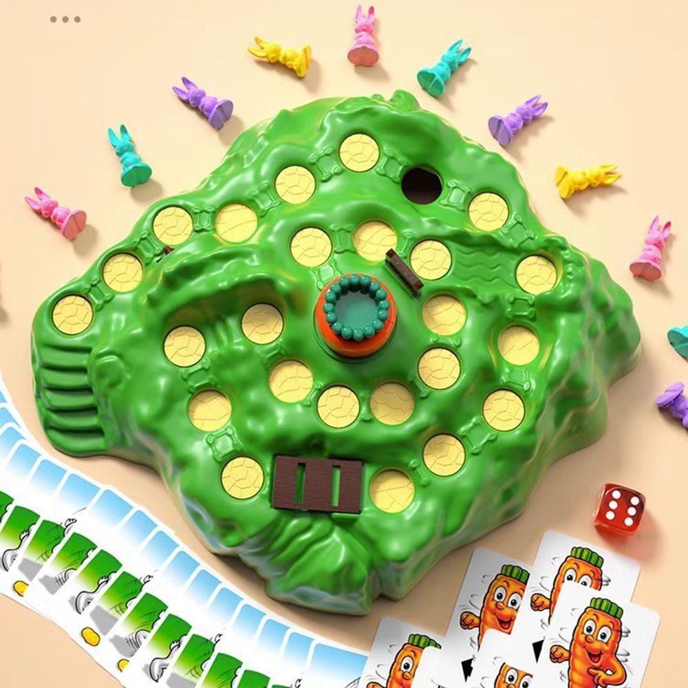 Cartoon Rabbit Interactive Defend Game Multicolor Challenge Game Interactive Toy  Party Games