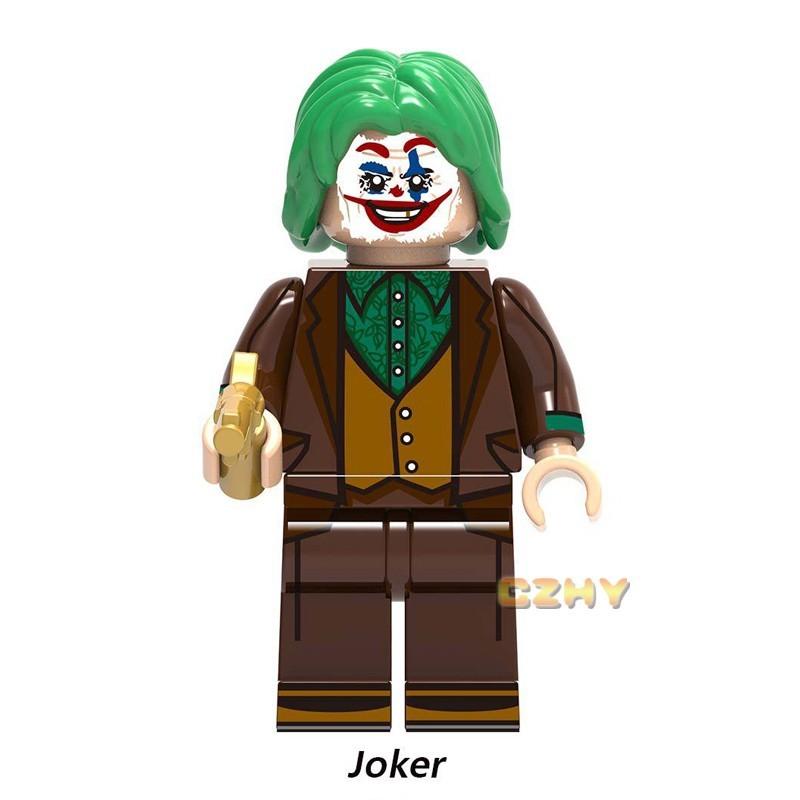 DC Comics Mini-Figur Batman Lego Minifiguren Joker Scarecrow Pinguin Steine Spielzeug X0227