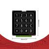 Matriz 4x4 Array 16 Teclas Botón Teclado Teclado Módulo para DIY Electrónico Teclado de Botones de Membrana MCU de 16 Teclas