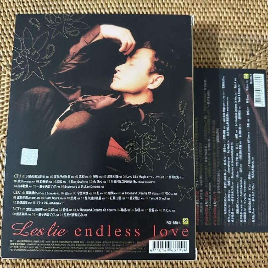 [USED] Leslie Cheung Endless Love CD+VCD