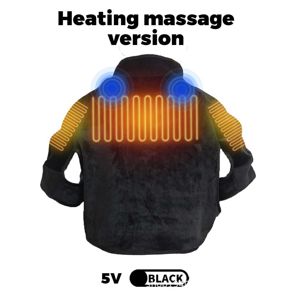 5V Electric Heating and Vibration Massage Shoulder and Neck Therapy Pad