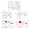 10PCS Golf Club Face Alignment Stickers Golf Swing Trainer Stickers With Strong Adhesive For Consistent Swing Training