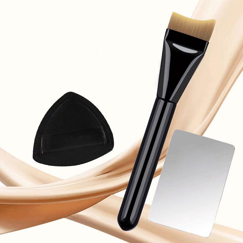 

Ультратонкая кисть-полумесяц для тональной основы, кисть для контурирования лица, палитра цветов, кисти для растушевки тонального крема, наборы палеток для макияжа A