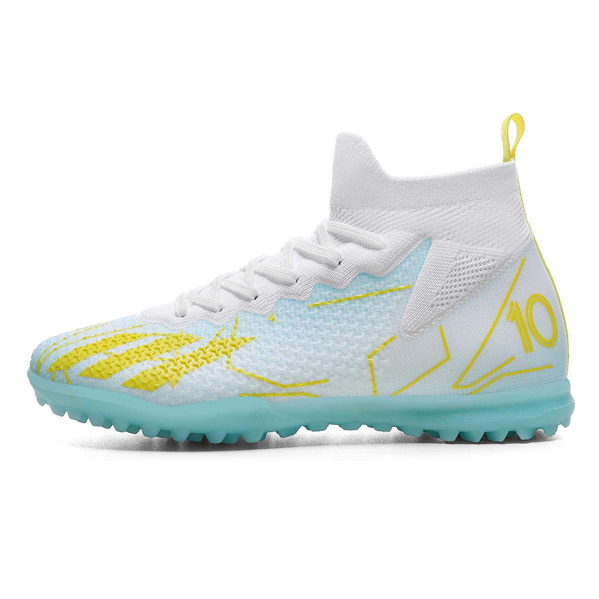 

New high-top long nails broken nails football artificial grass training shoes non-slip and wear-resistant competition football shoes 35