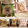 NICE CUTE Shiba Inu Dog Cushion Cover Pillowcase Antidustmite Living Room Sofa Decor Cushion Room