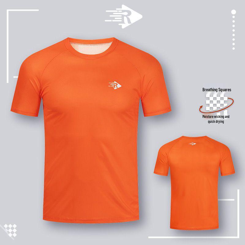 

Унисекс футболка для марафона Run Club с быстрой сушкой: Спортивная одежда с коротким рукавом для бега, фитнеса, йоги и фрисби XL