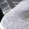 Winter Home Use Plush Toilet Seat Cushion, Zipper Design, Thickened Skin-Friendly, Bathroom Comfortable Toilet Seat Cover