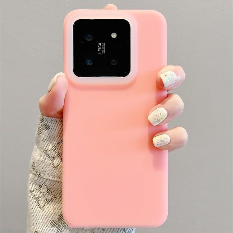 

Silicone Suitable for Xiaomi 14Pro Mobile Phone Case, Skin-friendly Solid Color, High-end Anti-fall Hard Protection Case Xiaomi 13