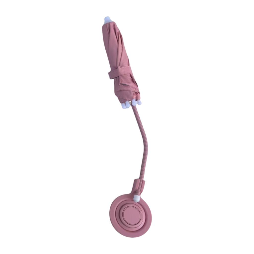 Magnetic Telescopic Mobile Phone Umbrella Stand, Sunshade Umbrella, Sun And Soft-handled Small Umbrella