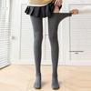 Plus-Size Fleece-Lined Non-Slip Thigh-High Socks for Women - Extra Thick, Over-the-Knee, Ideal for Autumn/Winter