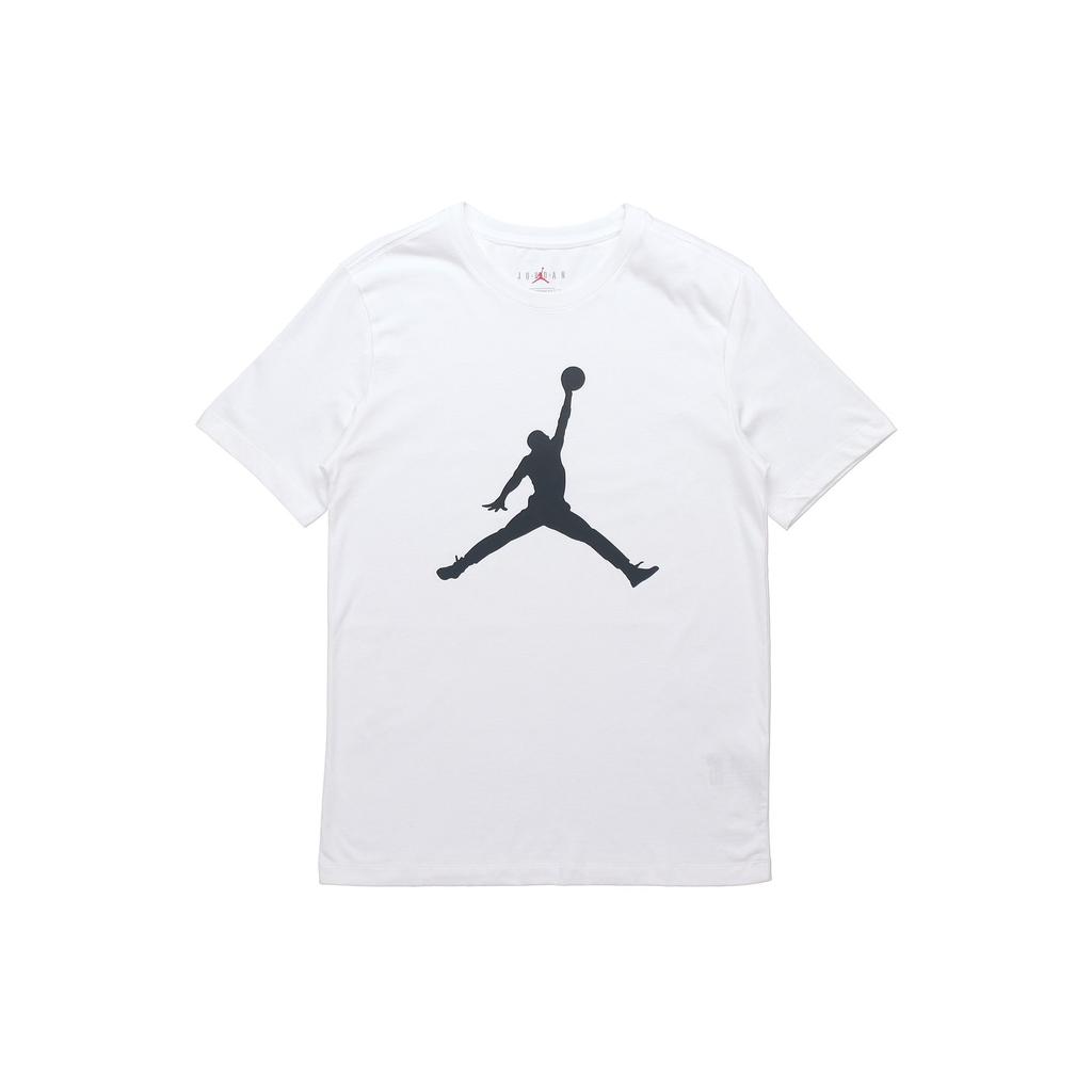Jordan Jumpman T Shirts Men's White Crew Neck Moderate Straight Fit DA6797-100