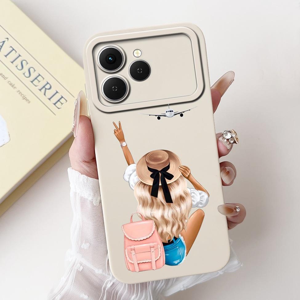 For Techno Spark 40 Case Cover Silicone Cute Cartoon Fashion Luxury Funny Cool Painted Phone Case For Tecno Spark 40 Back Cover