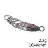 NewArrivals Charms Jewerly Making Feathers Leaf Charms Pendant Ornaments For Home Car Pendant
