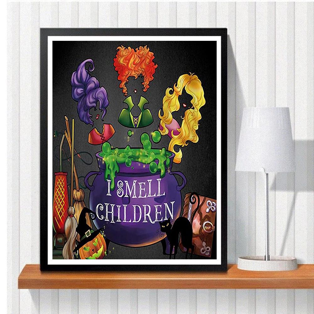 

5D DIY Алмазная картина «Ведьма пиво» ​​Набор для вышивки крестом Мозаика Алмазная вышивка Роза Полный круглый/квадратный дрель Украшение дома Round 30x40cm