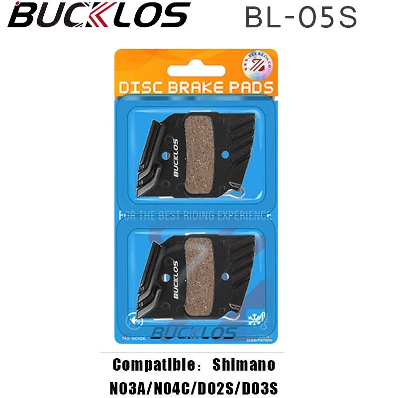 BUCKLOS Ceramic Bike Brake Pad Road Bicycle Hydraulic Disc Brakes Pads MTB Brake Pad for Shimano L05A J04C J05A H03A N03A NUTT
