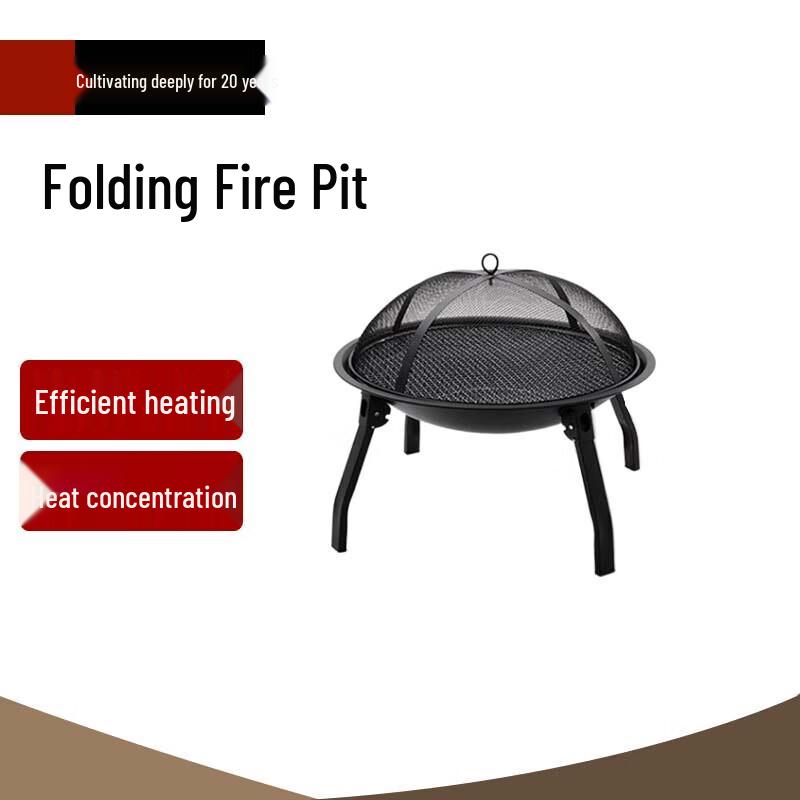 Beifu Foldable Outdoor Fire Pit & Tea Stove Set