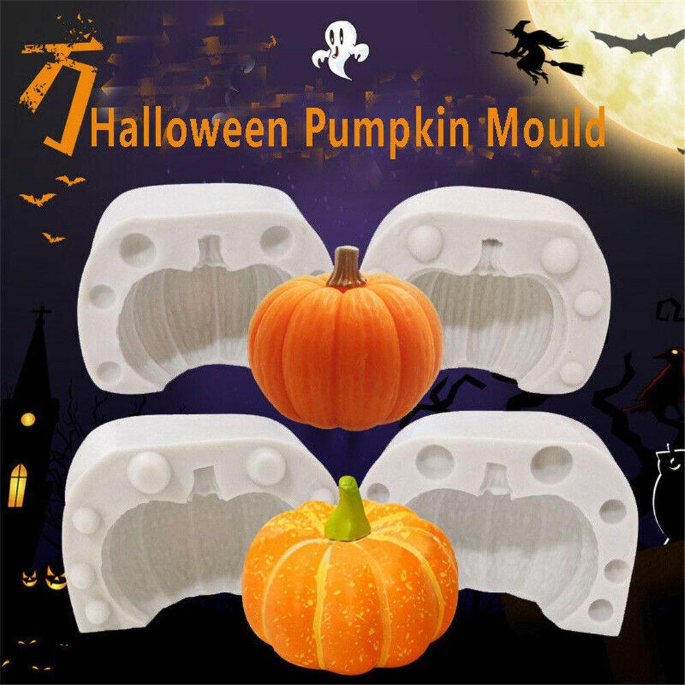 

Pastry Decorating Handmade Silicone Cake Molds DIY Halloween Mould 3D Pumpkin Mold