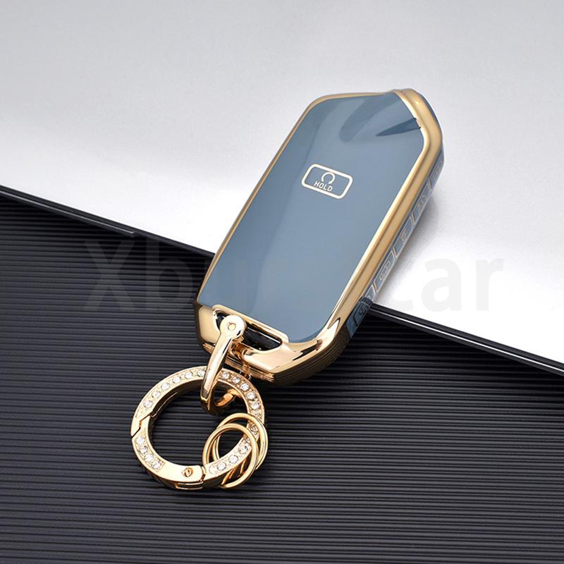 AAAHF1 TPU Car Smart Key Case Cover for Kia Stinger 2018 2019 2020 2021 K900 Stinger GT GT Elite GT Limited K9 Keyless Shell Fob Holder
