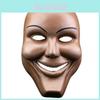 Creepy And Fun Purge Mask With Smiling Face Design Perfect For Halloween Costumes And Live Streaming Events