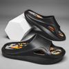 Thickened Soft-bottom Slippers Step On Shit 2025 New Sports Outdoor Leisure Couple Indoor Bathroom Non-slip Cool Slippers
