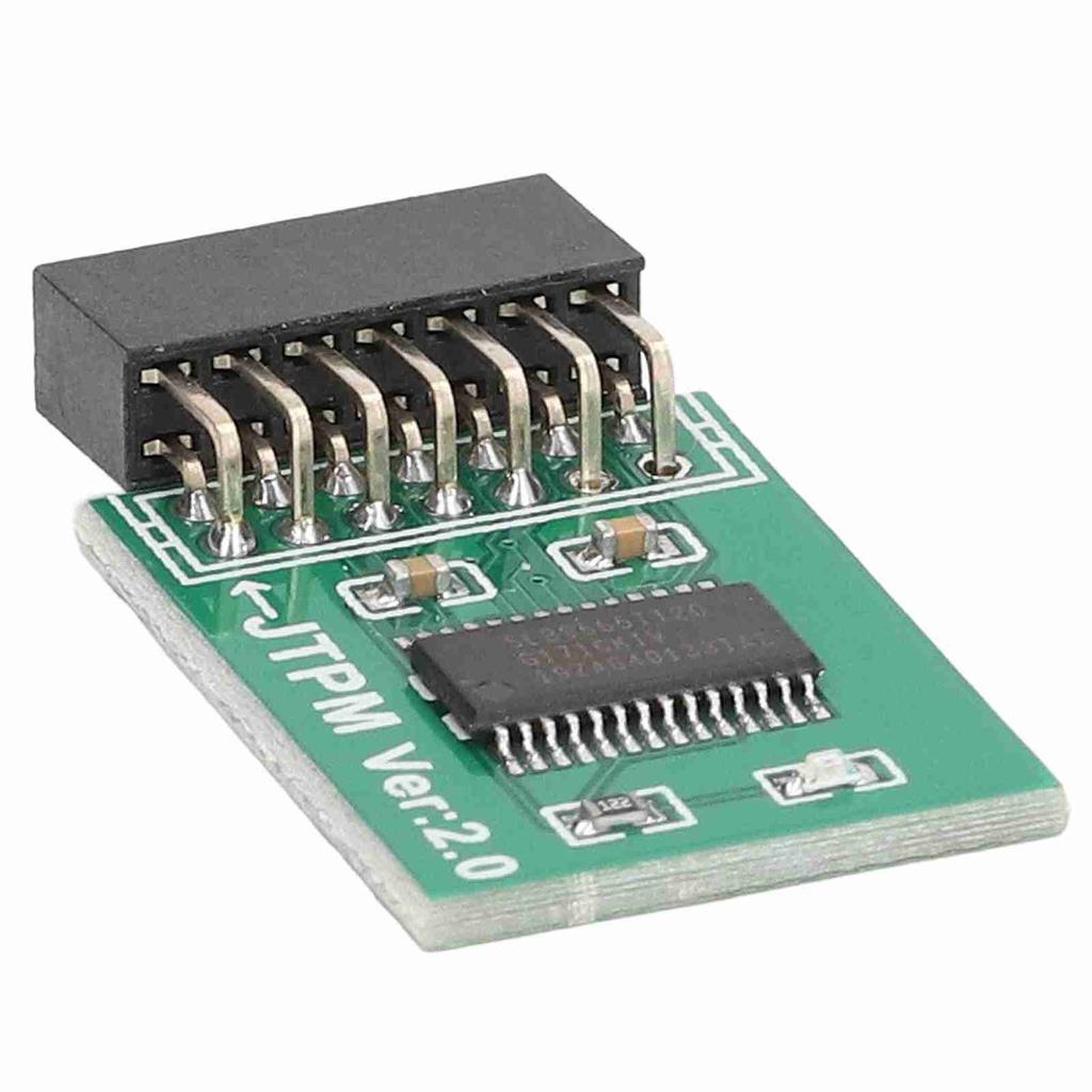 TPM 2.0 Module Strong Encryption 14 Pin LPC Interface TPM Module Board for Win11 Green