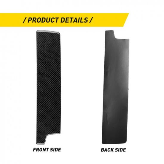 Carbon Fiber Ide Copilot Dashboard Panel Cover Trim For Toyota RAV4 2006-2013