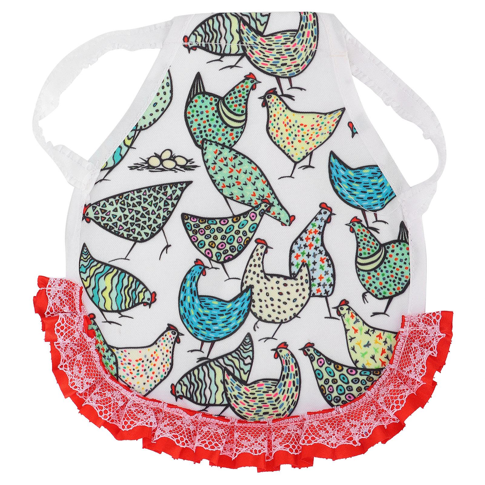 

Chicken Apron Elastic Lace Hen Saddles Pet Vest Dress for Chickens Ducks and Geese