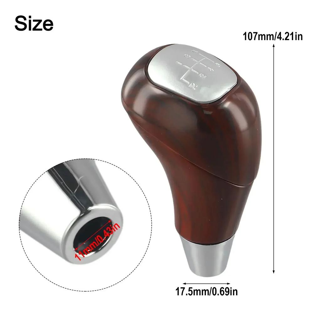 6 Speed Gear Shift Knob Replacement For Mercedes W210 W220 W202 W140 W163 Gear Shift Knob Lever Car Interior Parts