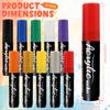 10 Farben Jumbo Marker Wasserdichter Marker Stift 0,59 Zoll Filzspitze Acrylfarbe Graffiti Marker zum Malen Graffiti Außenbeschilderung