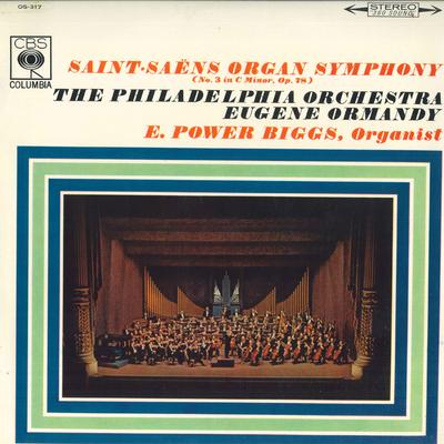 LP Record EUGENE ORMANDY, THE PHILADELPHIA OR - Saint-Saens/Symphony No. 3 (with or OS317 CBS SONY Japan Classical Used