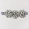 New baby elastic headband, cute chiffon bead flower children's jewelry, four seasons thin baby hair accessories