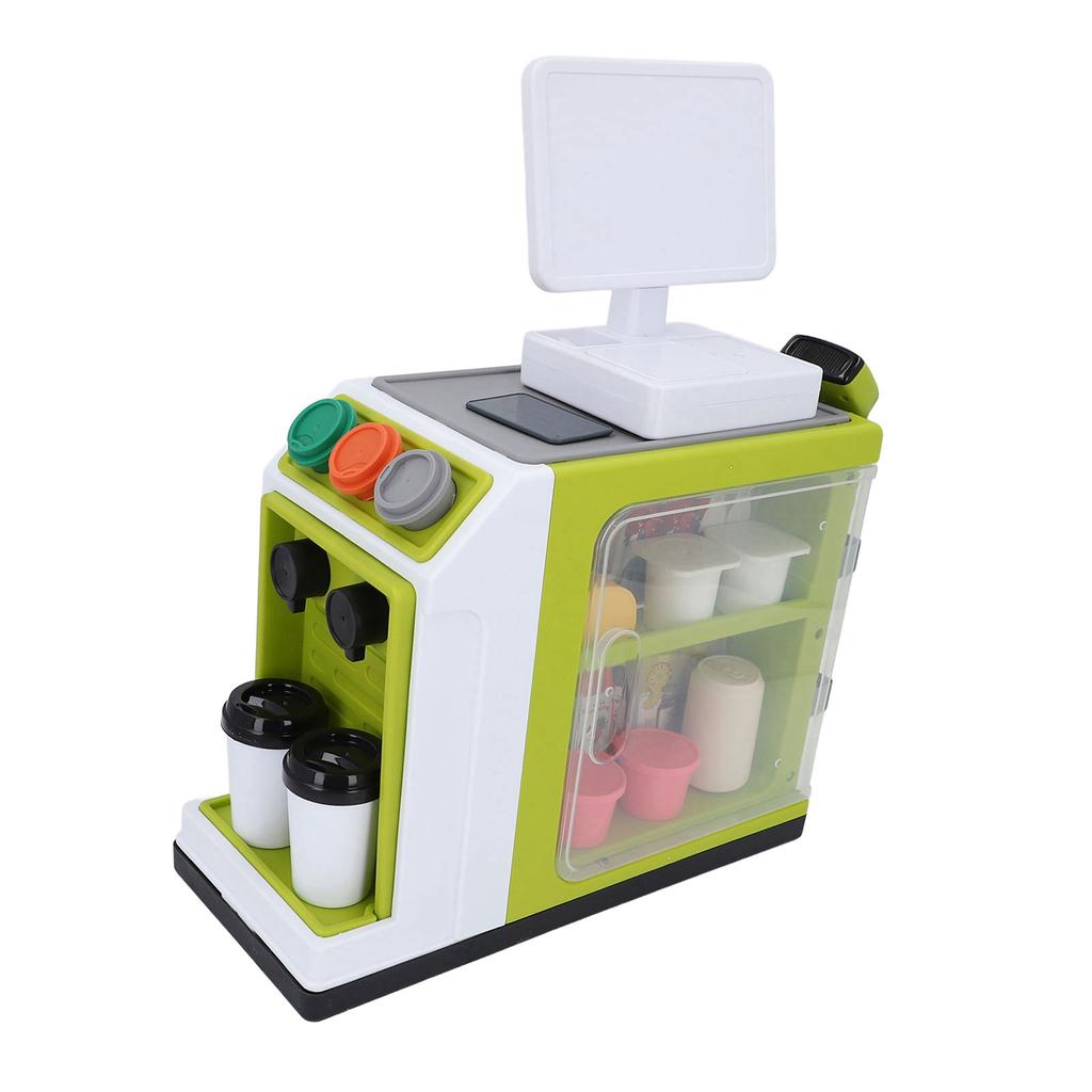 Simüle Süpermarket Oyuncak Yazar Kasa Oyuncak Taklit Oyun Kahve Makinesi Buzdolabı Buzdolabı Barkod Sc