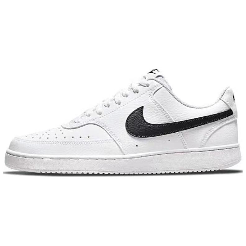 Nike Court Vision 1 Leather Slip Resistant Low Top Skateboard Shoes Men's Gray White DH2987-110(Team309-QD)