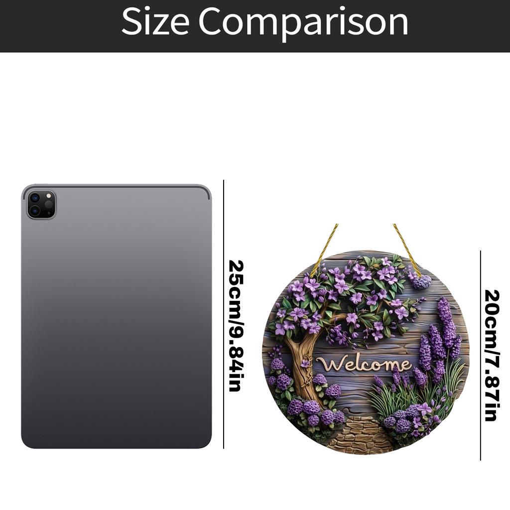 2D Plane Wooden Welcome Door Hanging, Home Window Wall Decoration